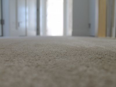 Carpet installed in hallways and bedrooms on upper floor for sound protection